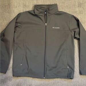 Columbia Men's Full-Zip Performance Softshell Jacket - Charcoal Gray